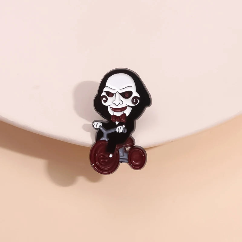 Punk Films Monsters Theme Enamel Pins Custom Horror Movies Girls Monster Badges Lapel Backpack Brooches Jewelry Accessories