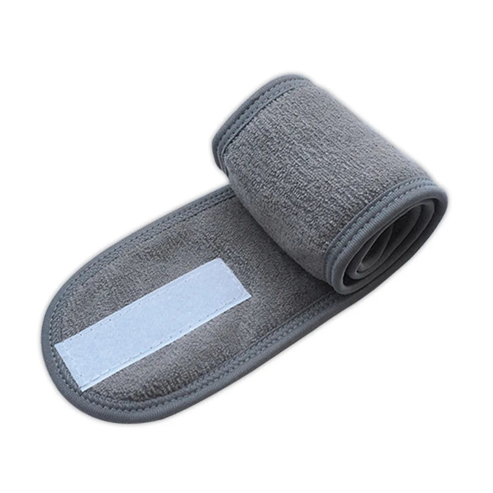 1Pcs Facial Headband Terry Cloth Hair Bands Adjustable Face Wash Headband for Face Washing,Shower, Yoga ,Makeup Wrap Accessories