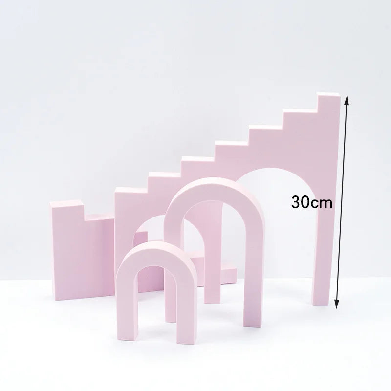 Ins Photography Accessories Geometric Cube Kits Background  Art Photo Props for Lipstick Jewelry Toy Skincare Beauty products