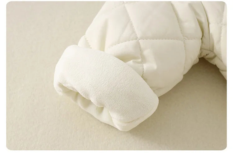 Winter Newborn Clothes Baby Girl Clothes Thickened Baby Jumpsuit Warm Baby Romper Cotton Jacket Romper Boy Overalls Toddler Coat