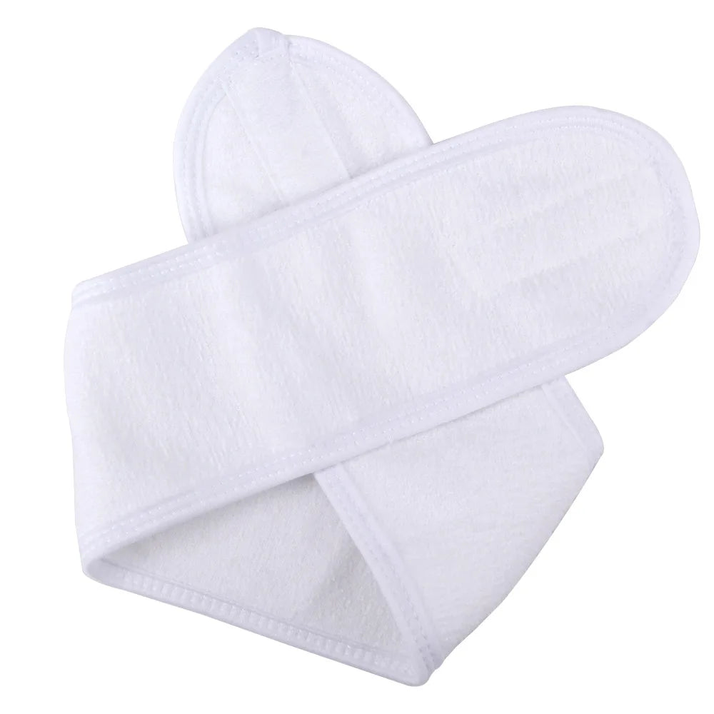 1Pcs Facial Headband Terry Cloth Hair Bands Adjustable Face Wash Headband for Face Washing,Shower, Yoga ,Makeup Wrap Accessories