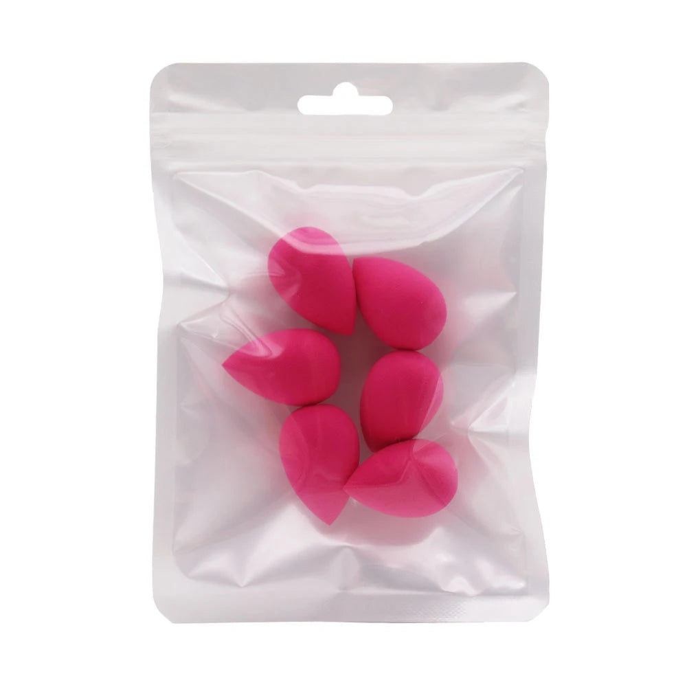 6pcs Mini Makeup Sponge Powder Beauty Sponge Makeup Concealer Liquid Foundation Face Beauty Cosmetic Sponge Make Up Accessories
