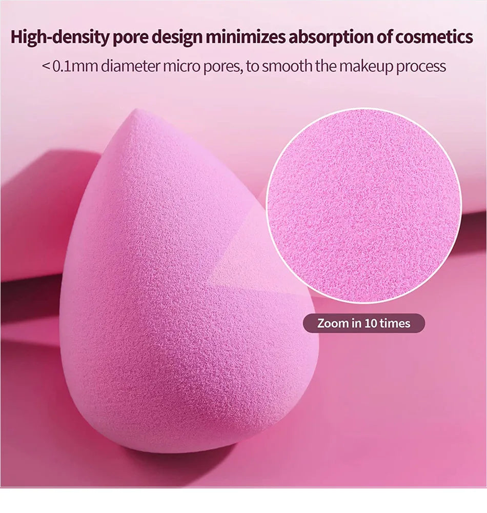 6pcs Mini Makeup Sponge Powder Beauty Sponge Makeup Concealer Liquid Foundation Face Beauty Cosmetic Sponge Make Up Accessories